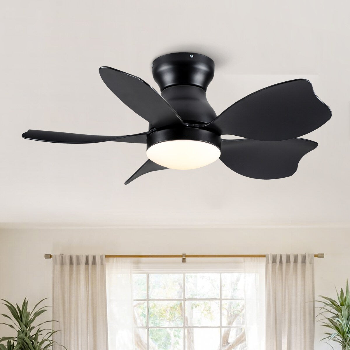 30 In Small Kid's Ceiling Fan Lighting with Remote Control for Small C