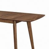 30 Inch Mid Century Modern Wooden Dining Table, Brown