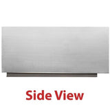 30" Ticor S5302 Bryce Series Graduated Basin Ledge 16-Gauge Stainless Steel Double Basin Zero Radius Curved Apron Sink