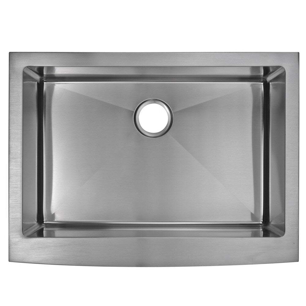 30"X22" Single Bowl 16g SS Apron Kitchen Sink