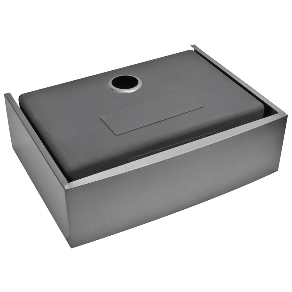 30"X22" Single Bowl 16g SS Apron Kitchen Sink