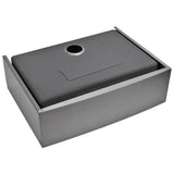 30"X22" Single Bowl 16g SS Apron Kitchen Sink
