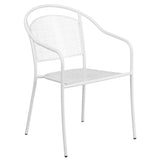 30-in. Round Steel Folding Patio Table Set w/ 4 Chairs