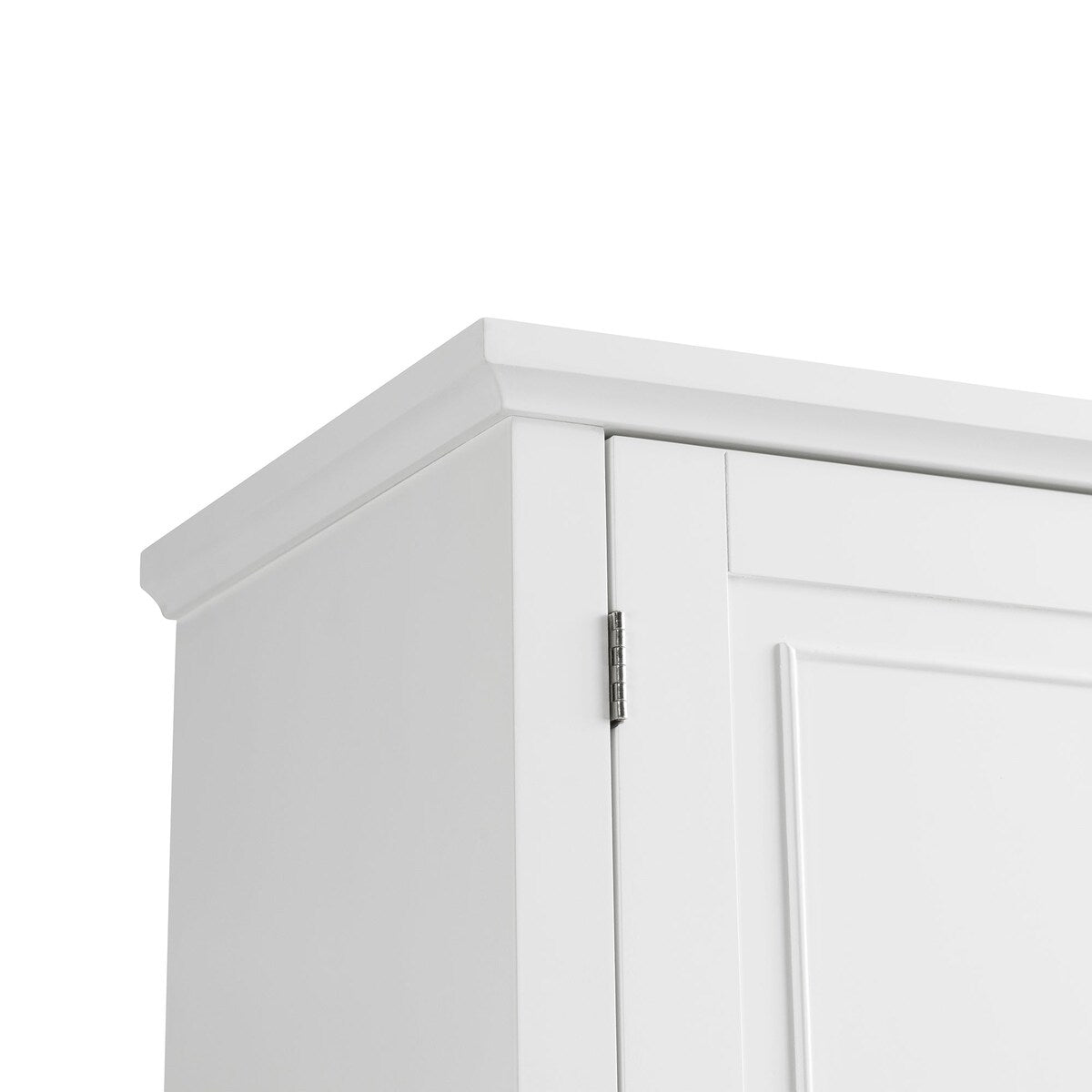 30 in. W x 72 in. H Freestanding Bathroom Cabinet in White with Adjustable Shelf and Drawer