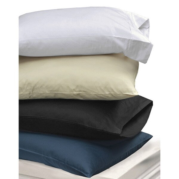 300 Thread Count Solid Cotton Sateen Extra Deep Pocket Bed Sheet Set with Oversized Flat Sheet