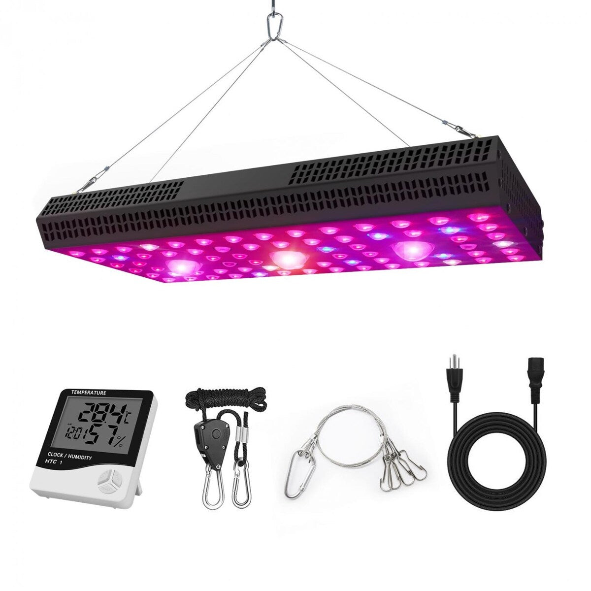 300W LED Grow-Light 3 Modes Full Spectrums Grows Lights Veg Flower Gro