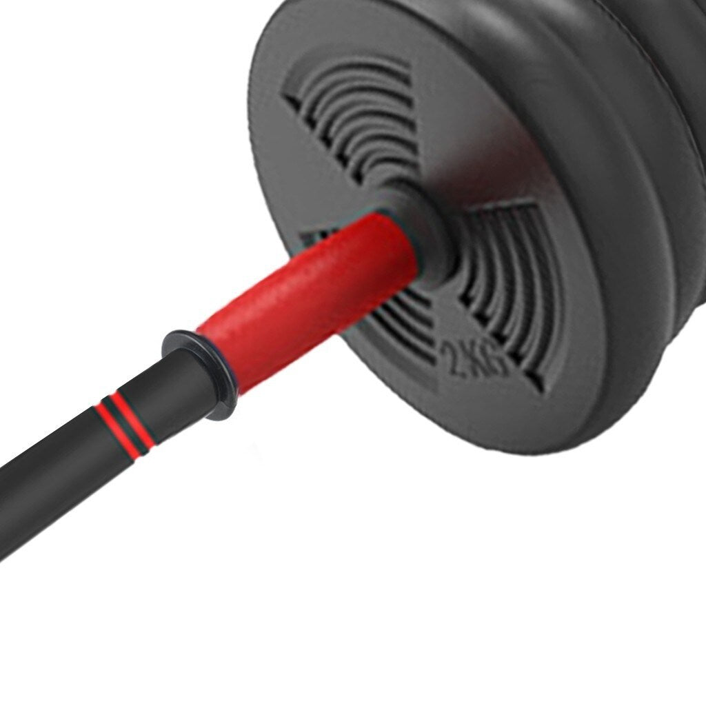 30KG 66Lb Adjustable Dumbbells Barbell Set