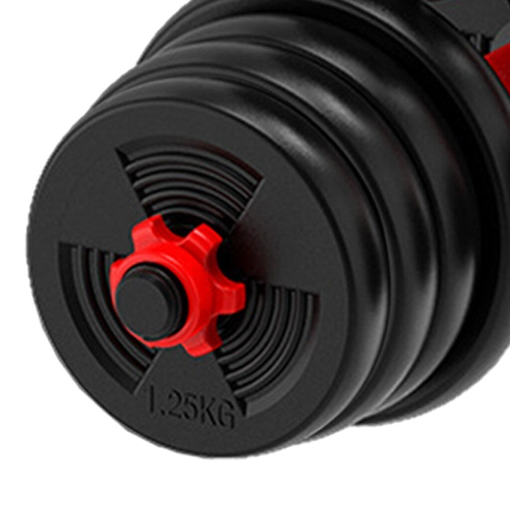 30KG 66Lb Adjustable Dumbbells Barbell Set