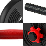 30KG 66Lb Adjustable Dumbbells Barbell Set