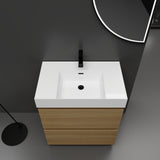 30" Bathroom Vanities with Single Sink Combo, Modern Undermount Bathroom Sink Cabinet with Double drawer,Freestanding