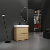 30" Bathroom Vanities with Single Sink Combo,Engineering wood