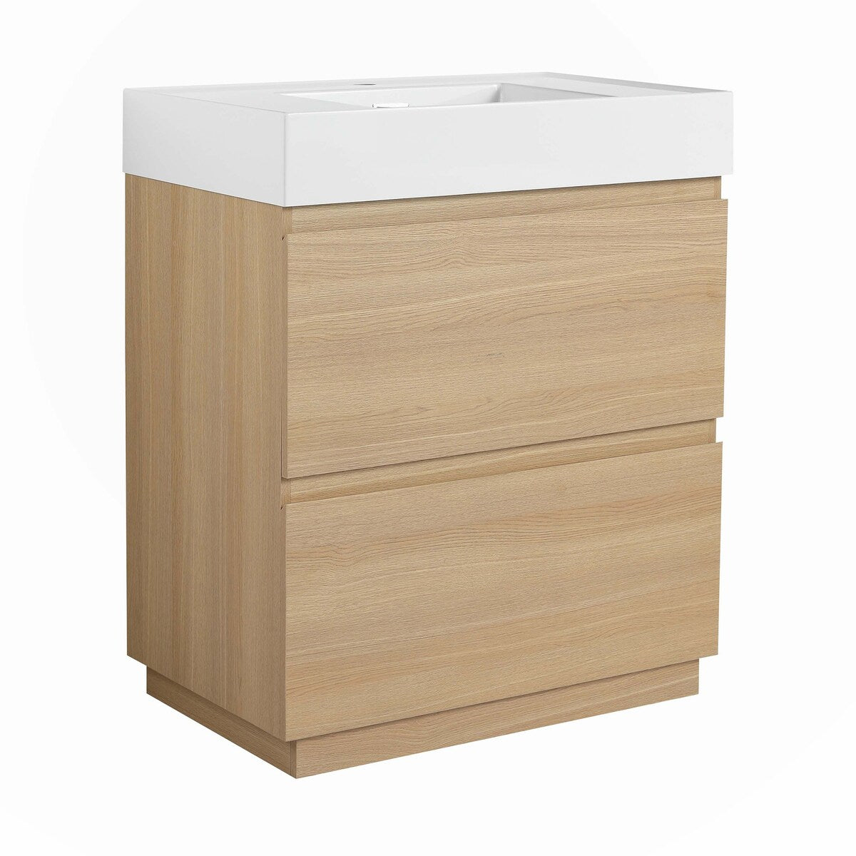 30" Bathroom Vanities with Single Sink Combo,Engineering wood