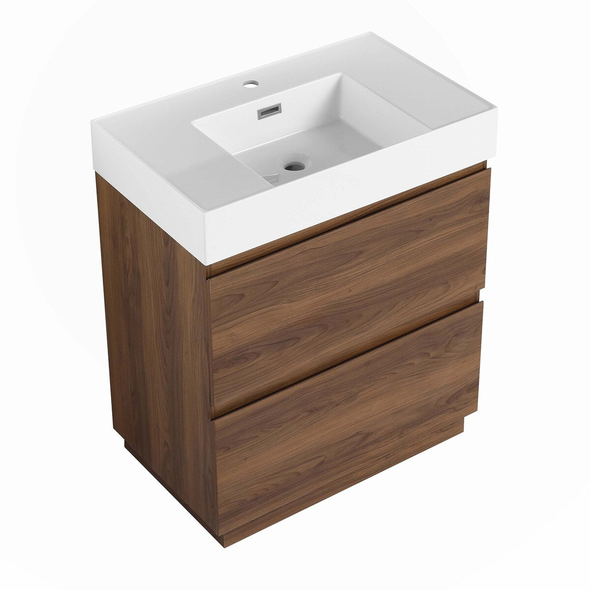30" Bathroom Vanities with Single Sink Combo,Engineering wood