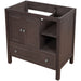 30" Bathroom Vanity Base Only, Solid Wood Frame, Bathroom Storage Cabinet with Doors and Drawers