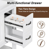 30" Bathroom Vanity Base with Multi-Functional Drawer