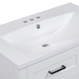30" Bathroom Vanity with Sink Combo,Bathroom Cabinet with Drawers