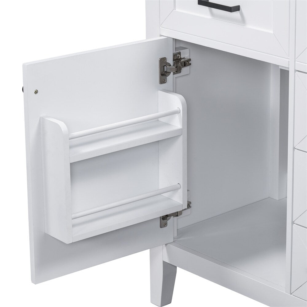 30" Bathroom Vanity with Sink Combo,Bathroom Cabinet with Drawers