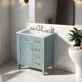 30" Bathroom Vanity with Sink Combo,Bathroom Cabinet with Drawers