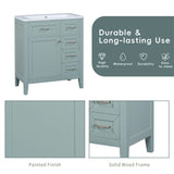 30" Bathroom Vanity with Sink Combo,Bathroom Cabinet with Drawers