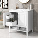 30" Bathroom Vanity with Sink, Doors and Drawers, Solid wood Frame