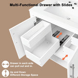30" Bathroom Vanity with Sink, Multi-functional Cabinet with Doors and Drawers