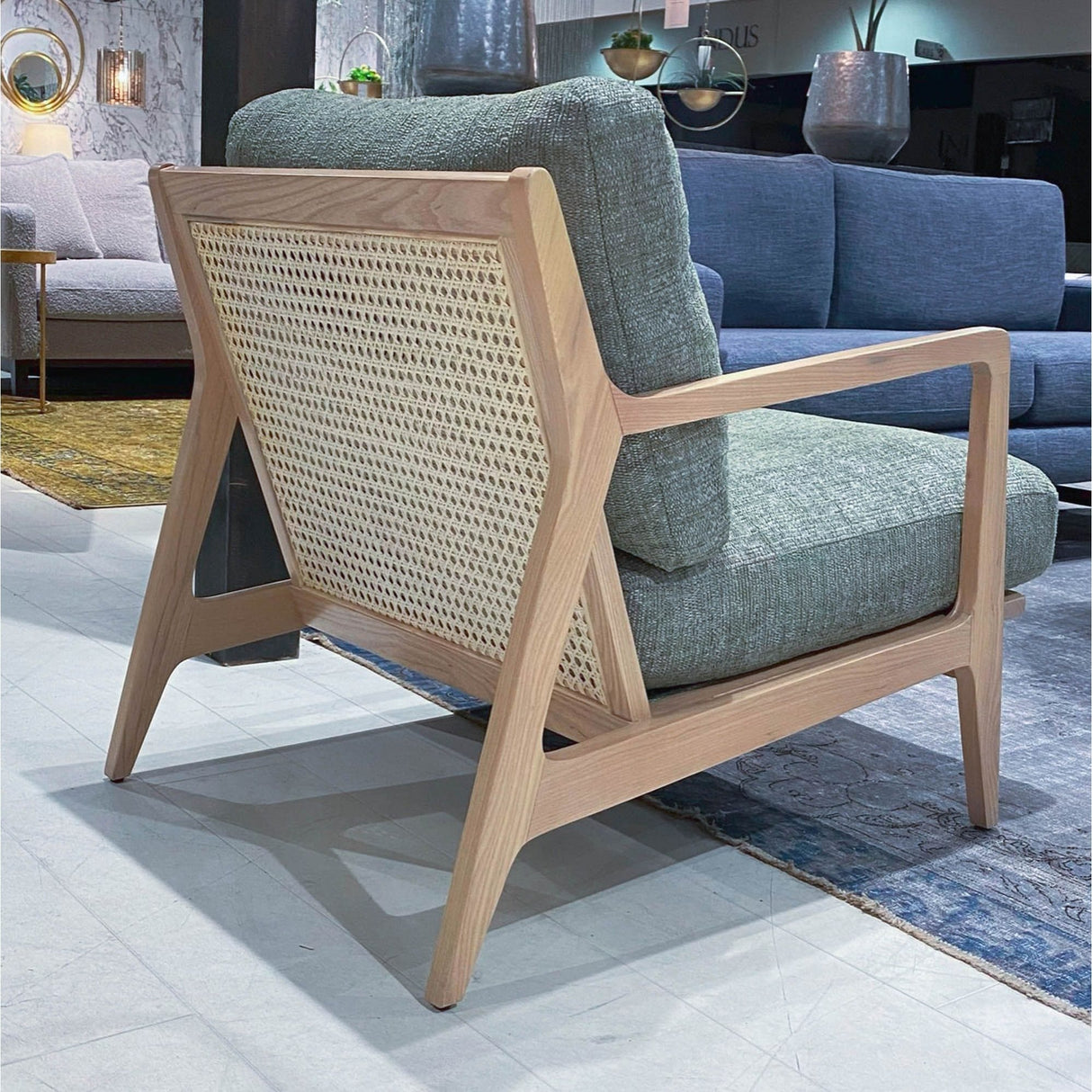 30" Wide Arm Chair, Sage