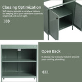 30'' Freestanding Bathroom Vanity in Mint Green With Gel Sink