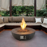 30,000 BTU Outdoor Fire Pits Patio Propane Gas Fire Pit for Outside