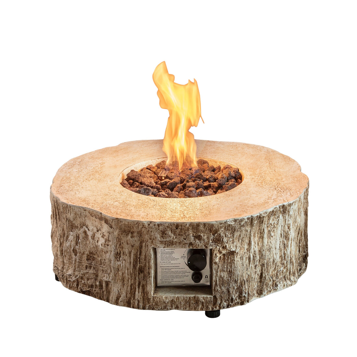 30,000 BTU Outdoor Fire Pits Patio Propane Gas Fire Pit for Outside