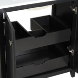 30inch Freestanding Bathroom Vanity Combo with Ceramic Sink Shaker Style Vanities