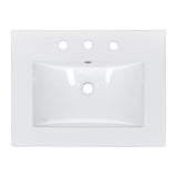 30inch Freestanding Bathroom Vanity Combo with Ceramic Sink Shaker Style Vanities
