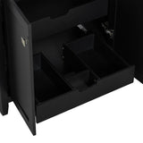 30inch Freestanding Bathroom Vanity Combo with Ceramic Sink Shaker Style Vanities