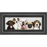 30x10 Contemporary Black Complete Wood Panoramic Frame with UV Acrylic, Foam Board Backing, & Hardware