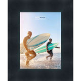 30x15 Contemporary Black Complete Wood Picture Frame with UV Acrylic, Foam Board Backing, & Hardware