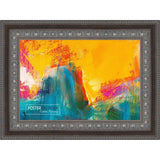 30x20 Contemporary Silver Complete Wood Picture Frame with UV Acrylic, Foam Board Backing, & Hardware
