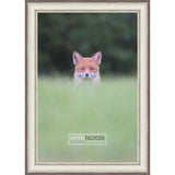 30x36 Traditional Silver Wood Picture Frame - UV Acrylic, Foam Board Backing, & Hanging Hardware Included!