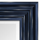 31 X 43 Antique Black Mirror 1" Bevel with 3.5" frame - Antique Black - 31" x 43" x 1"