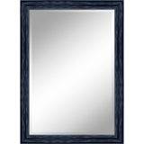 31 X 43 Antique Black Mirror 1" Bevel with 3.5" frame - Antique Black - 31" x 43" x 1"