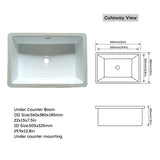 31 in./ 37 in./ 43 in. Carrara Gold Engineered Stone Bathroom Vanity Top with Ceramic Sink