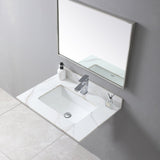 31 in./ 37 in./ 43 in. Carrara Gold Engineered Stone Bathroom Vanity Top with Ceramic Sink