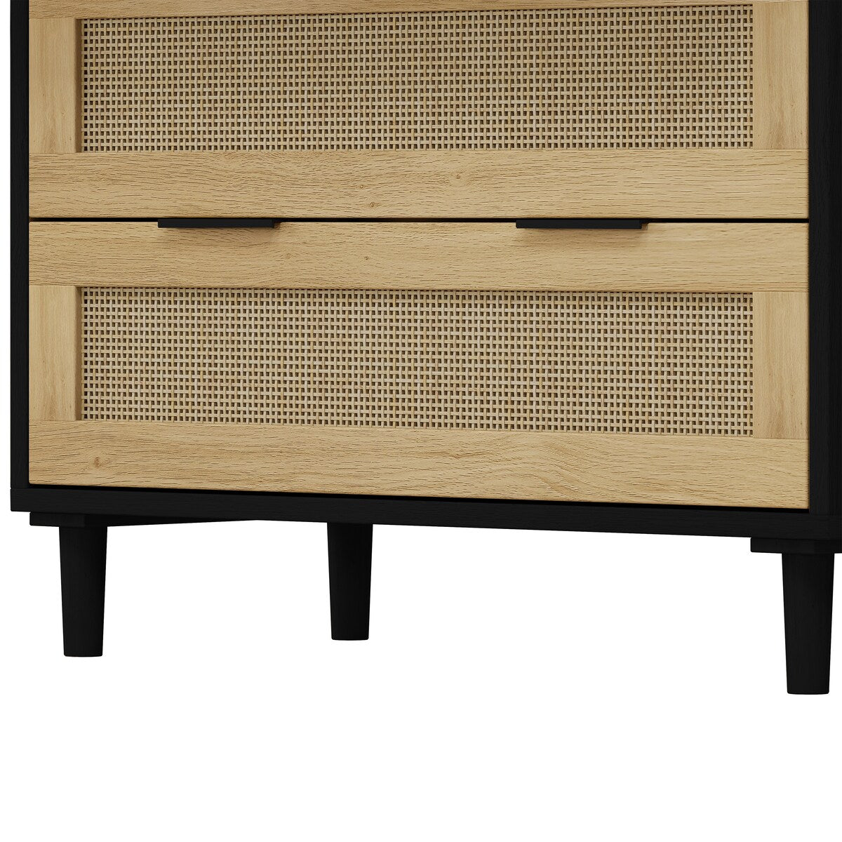 31.50"3-Drawers Rattan Storage Cabinet Rattan Drawer,for Bedroom,Living Room,Dining Room