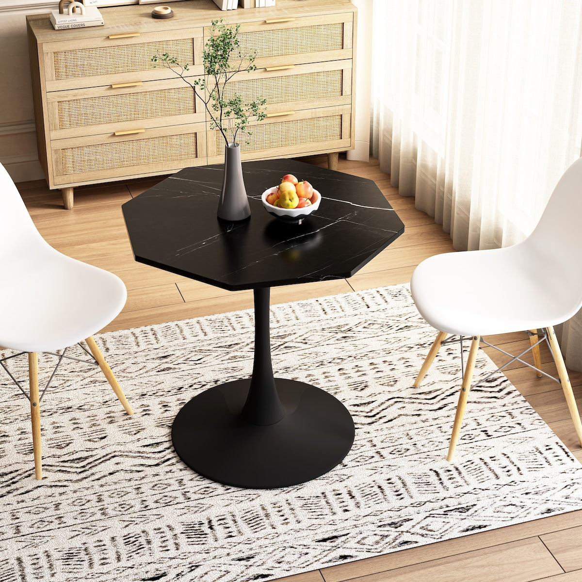 31.50"Modern Octagonal Dining Table