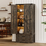 31.5" Wide Storage Cabinet With Led Light