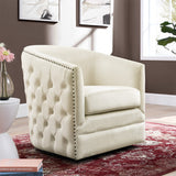 Accent Chair Sofa Chair Velvet 360 Swivel