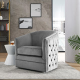 Accent Chair Sofa Chair Velvet 360 Swivel