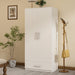 31.5"W x 66.9"H Wardrobe Armoire Cloest with Drawer In Black,White