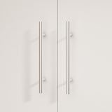 31.5"W x 66.9"H Wardrobe Armoire Cloest with Drawer In Black,White