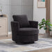 31.9"W Chenille Swivel Accent Barrel Chair, 360 Degree Leisure Arm Chair