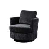 31.9"W Chenille Swivel Accent Barrel Chair, 360 Degree Leisure Arm Chair