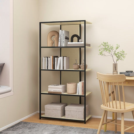 31"W 5 LAYER RACK,Suitable for Bedroom, Living Room, Study, Dining Room and Entrance